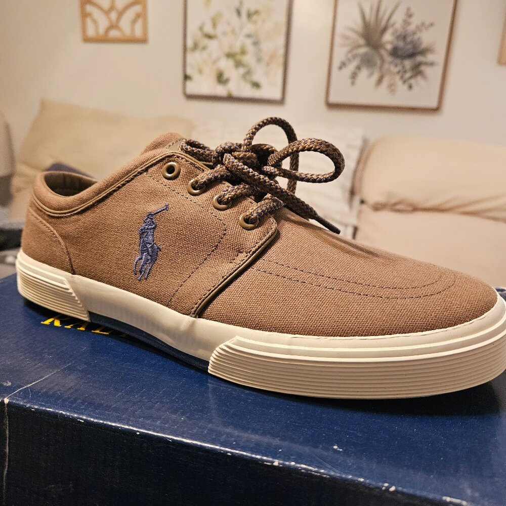Men's Polo Ralph Lauren canvas sneakers